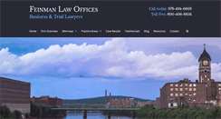 Desktop Screenshot of feinmanlaw.com